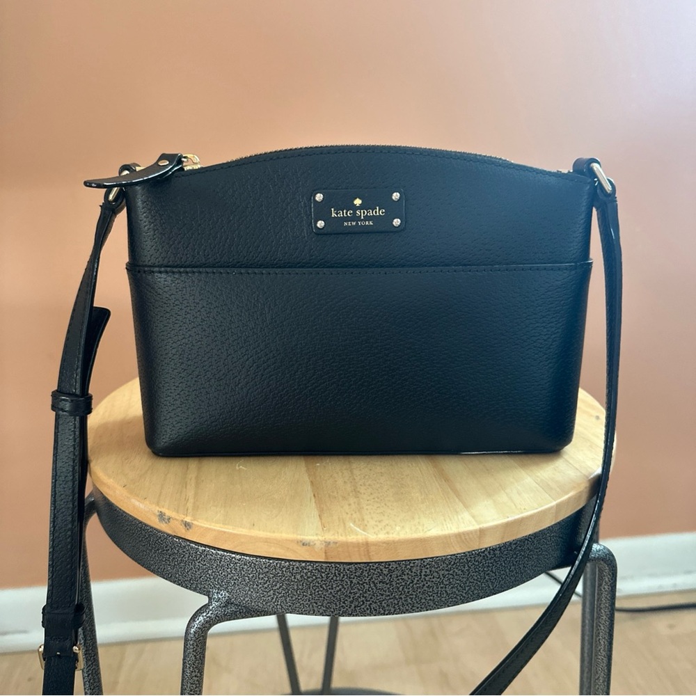 Kate Spade Sleek Black Crossbody Bag